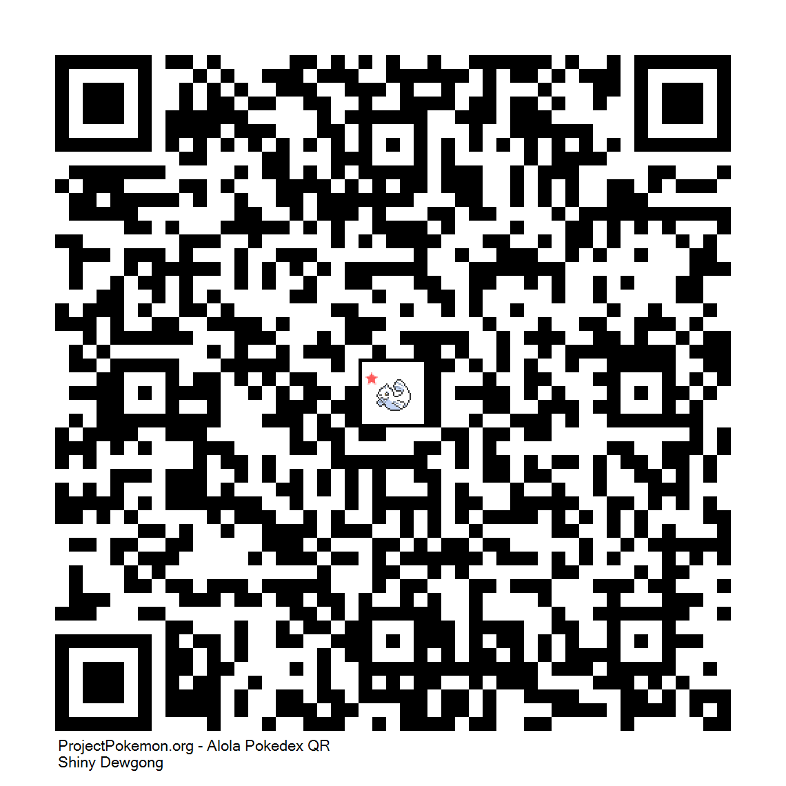 Cdigo QR de Dewgong variocolor